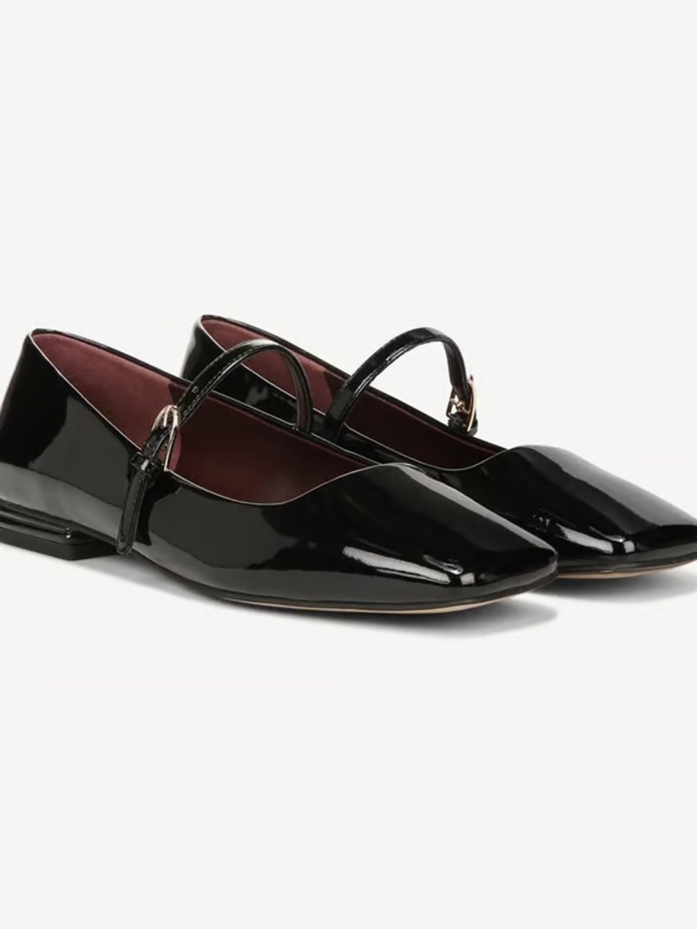 Flats Mary Janes Shoes Patent Leather Black Shoes Women’s 9 Franco Sarto Flat